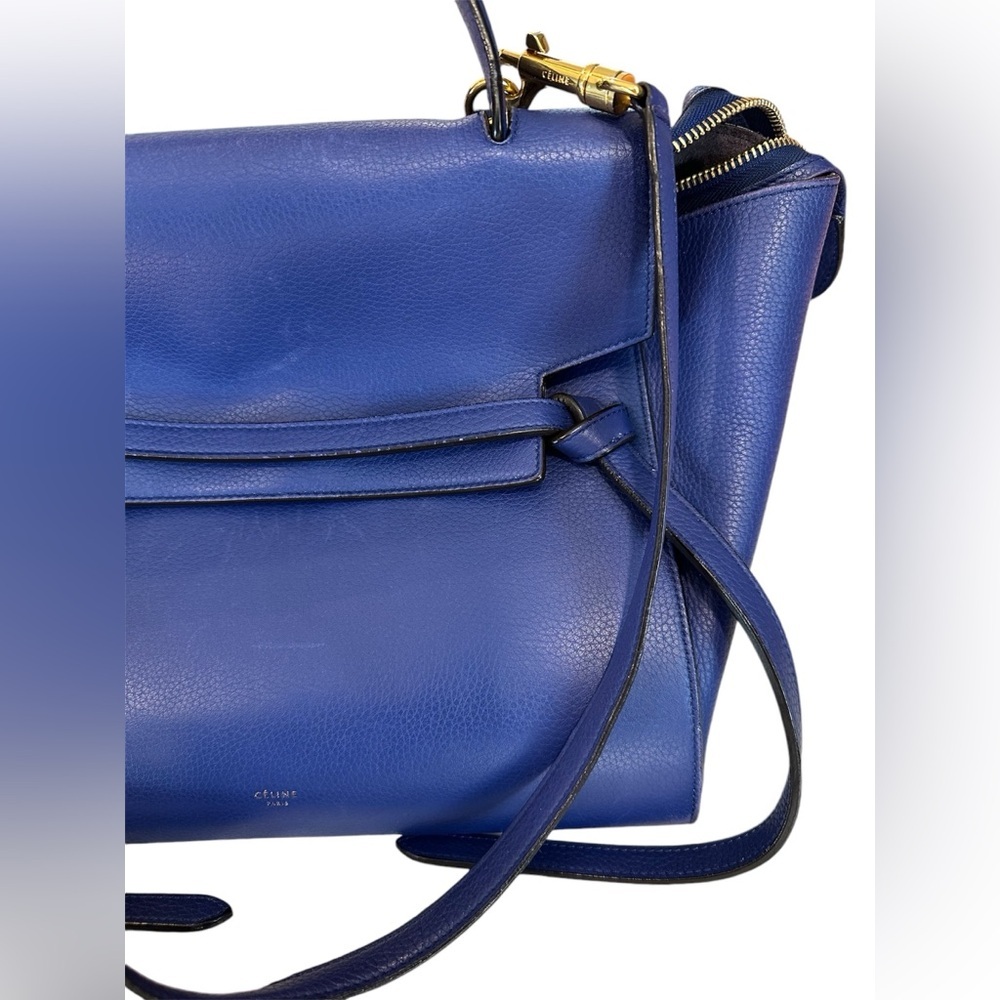 Celine Grained Calfskin Mini Belt Bag Cobalt - Picture 3 of 9